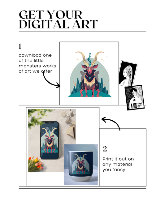 Digital Art - The Night Monster