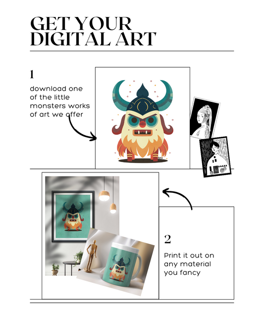 Digital Art - Dwarf Monster