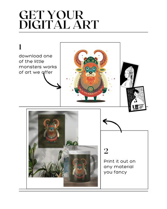 Digital Art - Holiday Monster